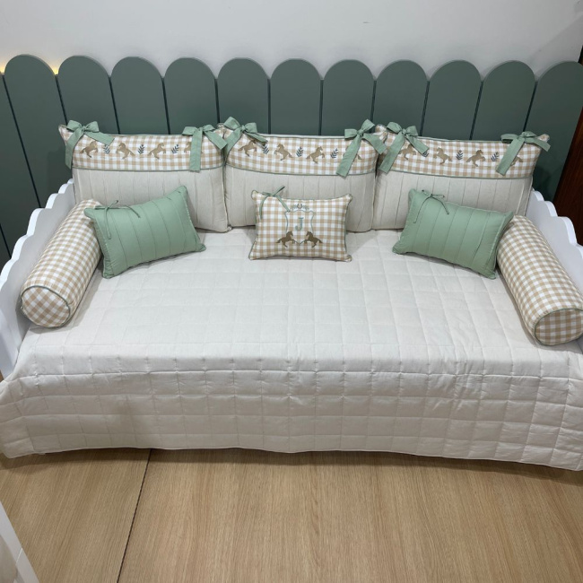 Enxoval de Cama Babá 09 peças Lunene Baby Cavalinho J 9000