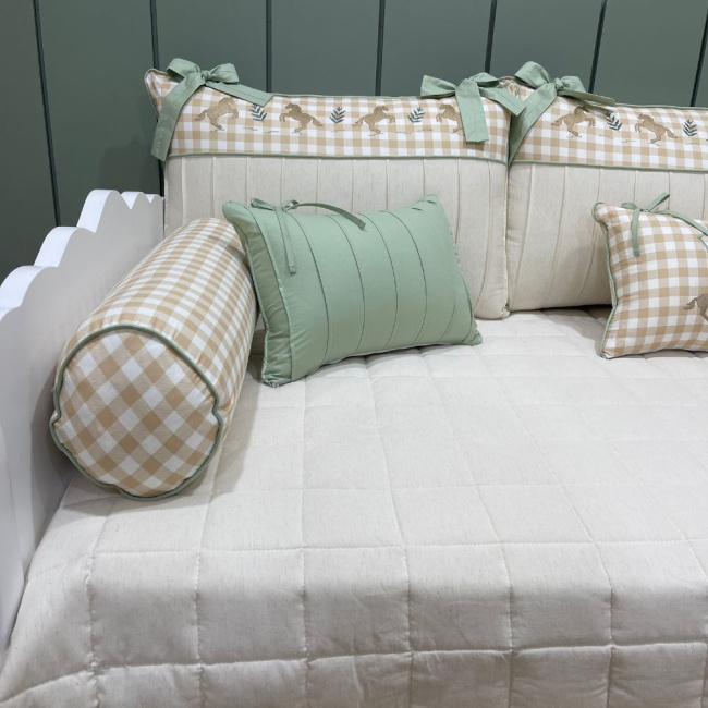 Enxoval de Cama Babá 09 peças Lunene Baby Cavalinho J 9000