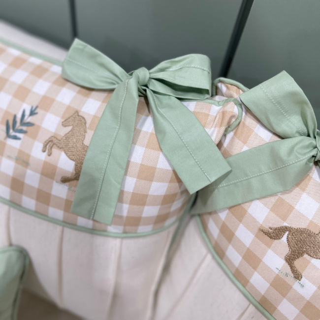 Enxoval de Cama Babá 09 peças Lunene Baby Cavalinho J 9000