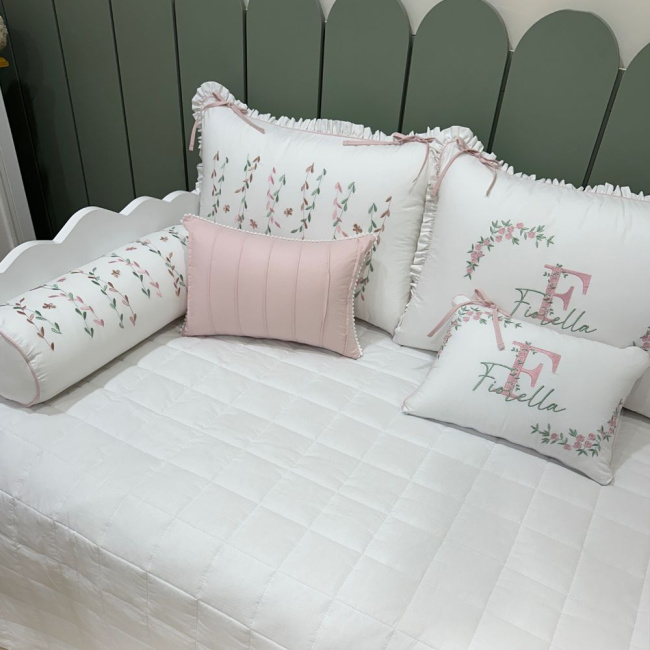 Enxoval de Cama Babá 09 Peças Primavera Baby