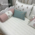 Enxoval de Cama Babá 09 Peças Personalizado Ursinha Izzy 400 Fios 4602