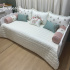 Enxoval de Cama Babá 09 Peças Personalizado Ursinha Izzy 400 Fios 4602