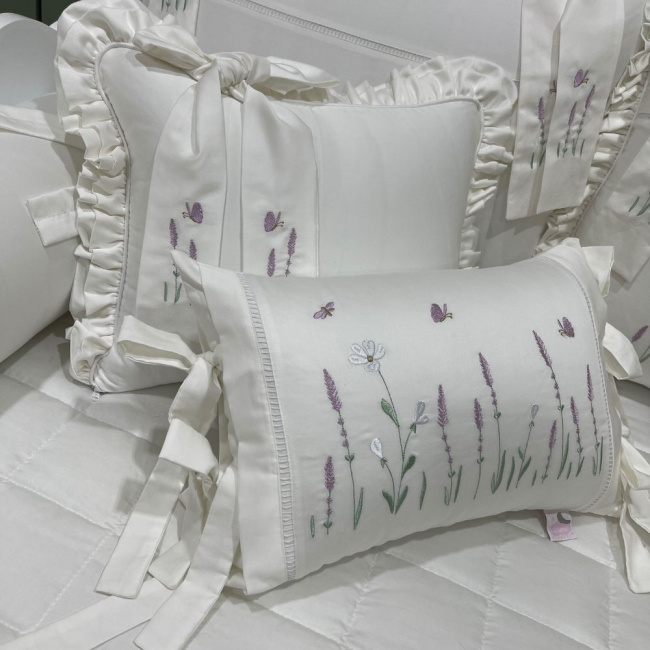 Enxoval de Cama Babá 10 Peças Lavanda Baby 400 Fios 4499