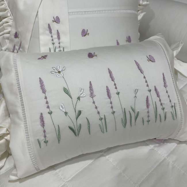 Enxoval de Cama Babá 10 Peças Lavanda Baby 400 Fios 4499