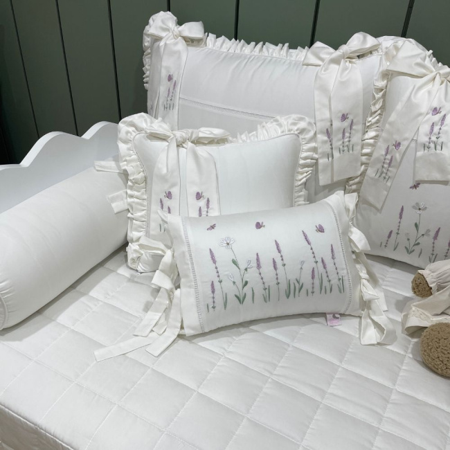 Enxoval de Cama Babá 10 Peças Lavanda Baby 400 Fios 4499