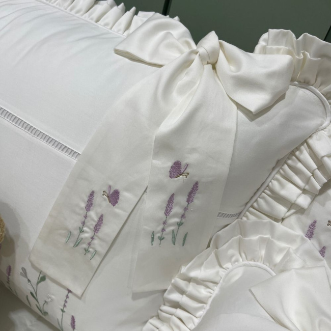 Enxoval de Cama Babá 10 Peças Lavanda Baby 400 Fios 4499