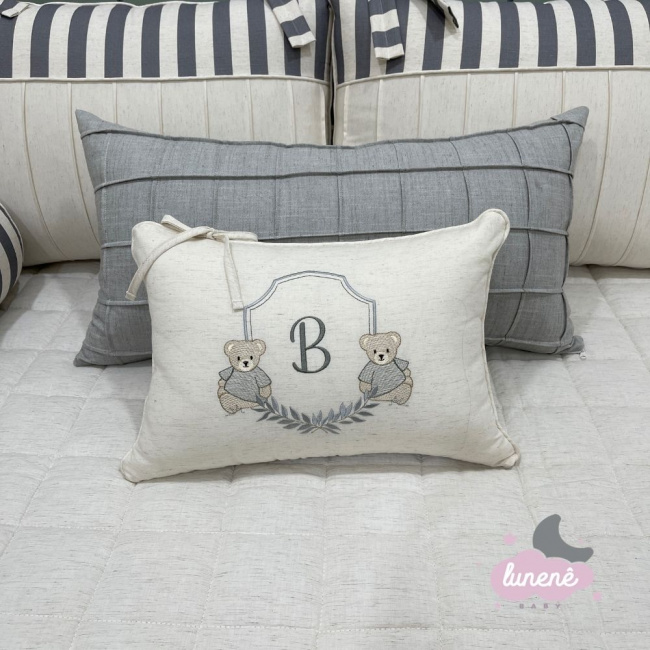 Enxoval de Cama Babá 10 Peças Linho Baby Ursinhos 4430