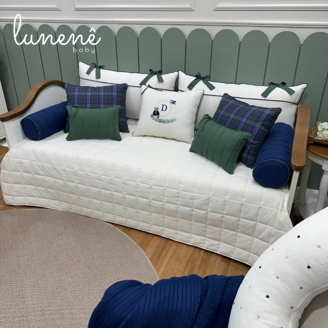 Enxoval de Cama Babá 10 Peças Ursinho Davi Verde 4682