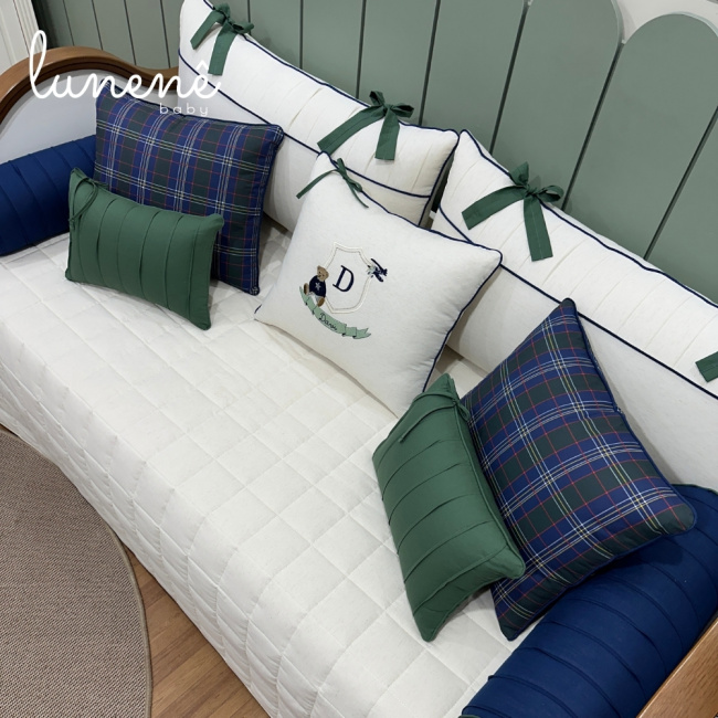 Enxoval de Cama Babá 10 Peças Ursinho Davi Verde 4682