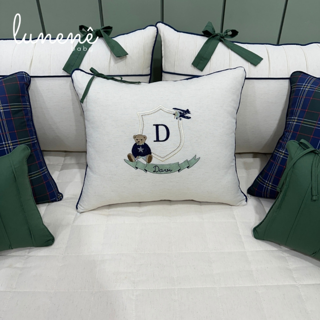 Enxoval de Cama Babá 10 Peças Ursinho Davi Verde 4682