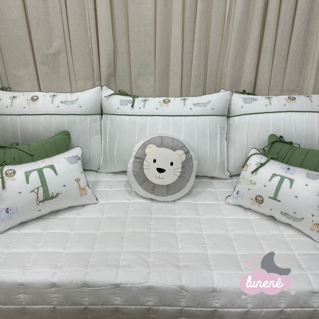 Enxoval de Cama Babá 11 Peças Fibra de Bambu Selva 4298