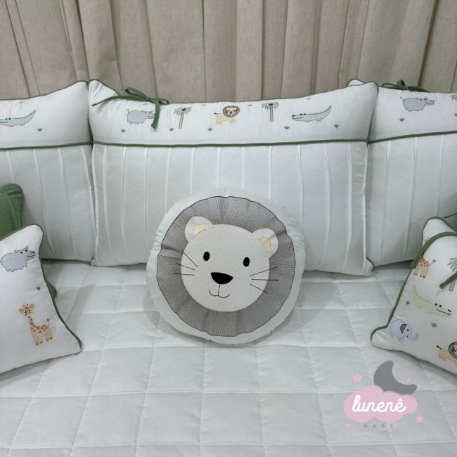 Enxoval de Cama Babá 11 Peças Fibra de Bambu Selva 4298