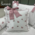 Enxoval de Cama Babá 11 Peças Xadrez Rosa 4695