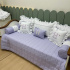 Enxoval de Cama Babá Personalizado 09 Peças Flor Lavanda 200 Fios 4459