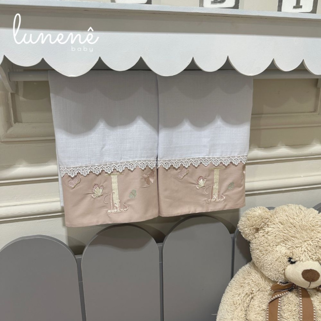 Fralda de Ombro 02 Peças Lunenê Baby Isis 9106