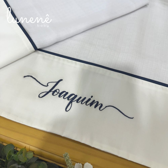 Fralda de Ombro 02 Peças Lunenê Baby Joaquim 9107