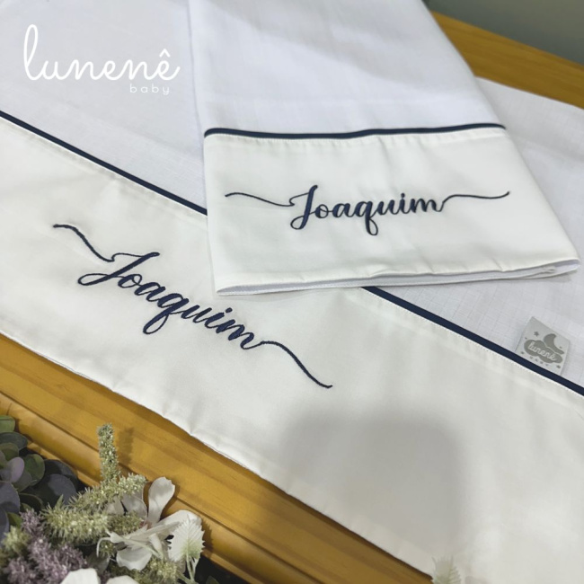 Fralda de Ombro 02 Peças Lunenê Baby Joaquim 9107