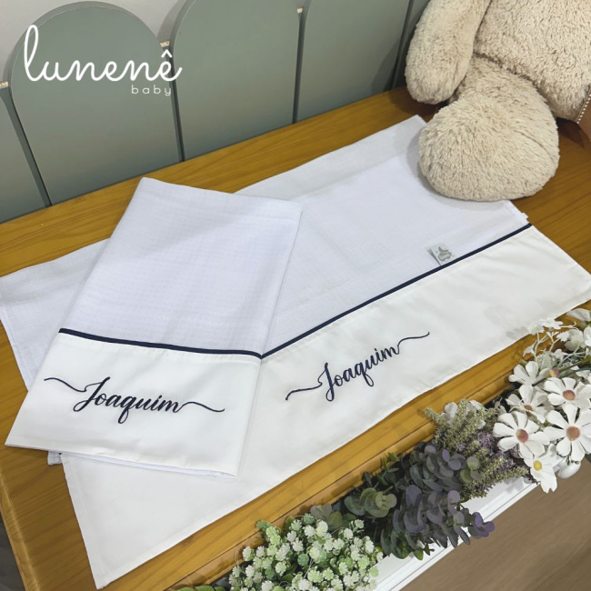 Fralda de Ombro 02 Peças Lunenê Baby Joaquim 9107