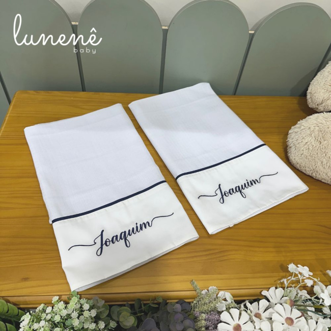 Fralda de Ombro 02 Peças Lunenê Baby Joaquim 9107