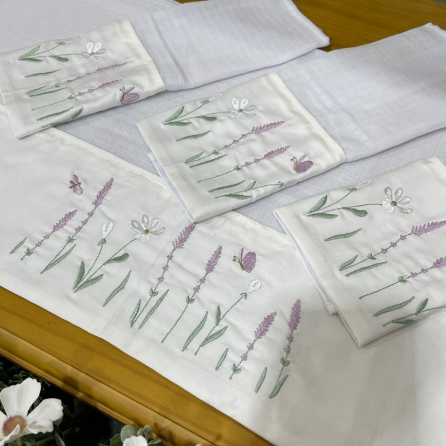 Fralda para Boca 04 Peças Lavanda Baby 4499