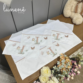 Fralda para Boca 04 Peças Lunenê Baby Isis 9106