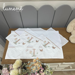 Fralda para Boca 04 Peças Lunenê Baby Isis 9106