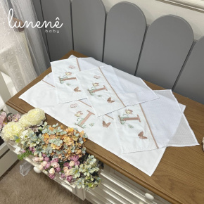 Fralda para Boca 04 Peças Lunenê Baby Isis 9106