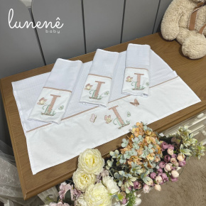 Fralda para Boca 04 Peças Lunenê Baby Isis 9106