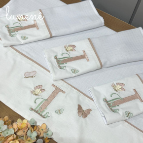 Fralda para Boca 04 Peças Lunenê Baby Isis 9106