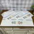 Fralda para Boca 04 Peças Personalizado Xadrez Azul Bento 4681