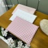 Kit 03 peças Travesseiro Anti-sufocante Floral Xadrez Daniela 200 Fios 4624