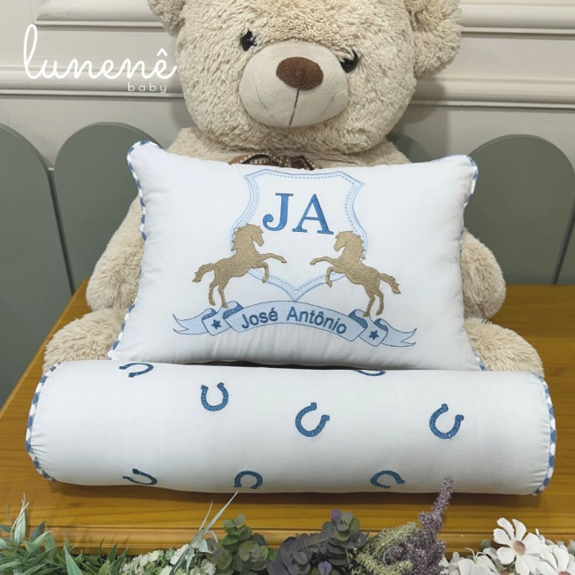 Kit Almofada 02 Peças Cavalinho 200 Fios 4573