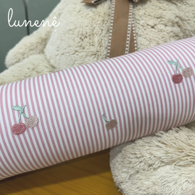 Kit Almofada 02 Peças Cerejinha Rose 200 Fios 4568