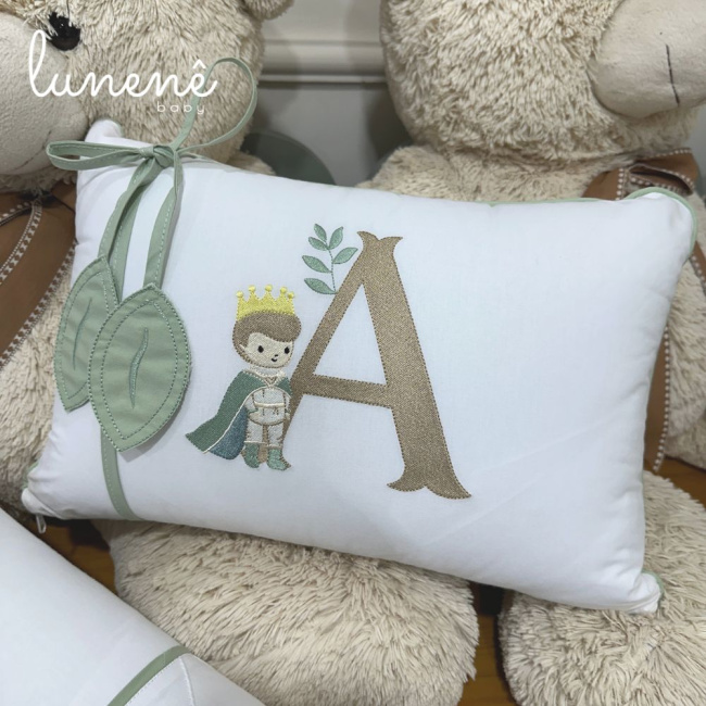 Kit Almofada 02 Peças Decorativa Lunenê Baby Antônio 4546