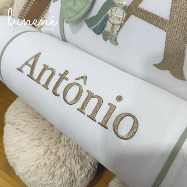 Kit Almofada 02 Peças Decorativa Lunenê Baby Antônio 4546