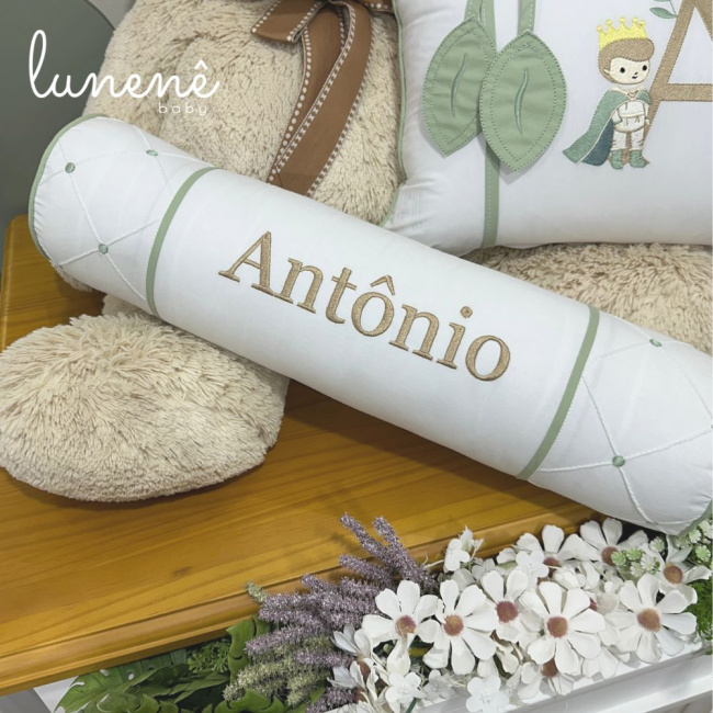 Kit Almofada 02 Peças Decorativa Lunenê Baby Antônio 4546