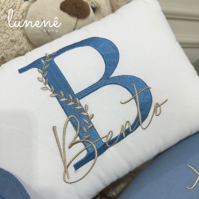 Kit Almofada 02 Peças Decorativa Lunenê Baby Bento 9271