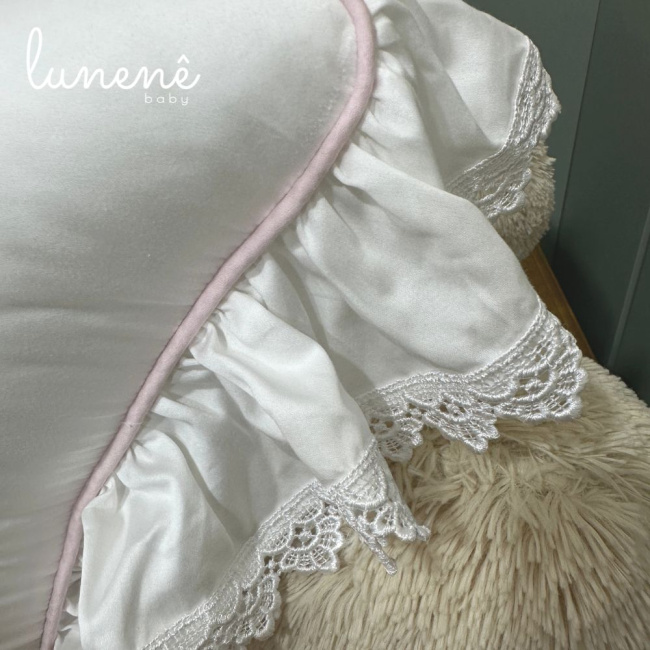Kit Almofada 02 Peças Decorativa Lunenê Baby Cecília 4558