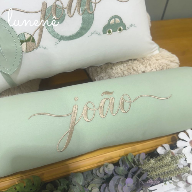 Kit Almofada 02 Peças Decorativa Lunenê Baby João 4543