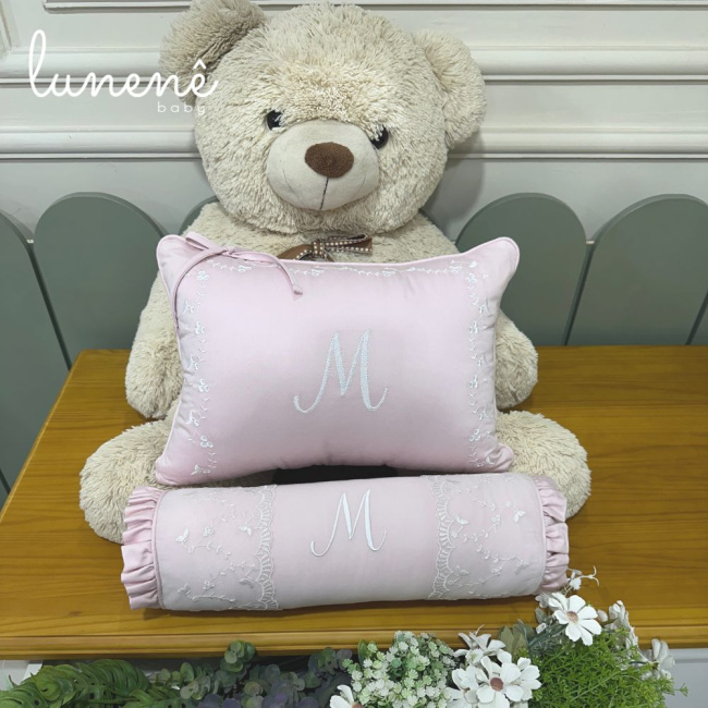 Kit Almofada 02 Peças Decorativa Lunenê Baby M 9001