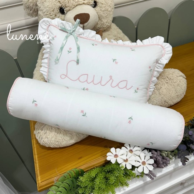 Kit Almofada 02 Peças Floral Rose 160 Fios 4632
