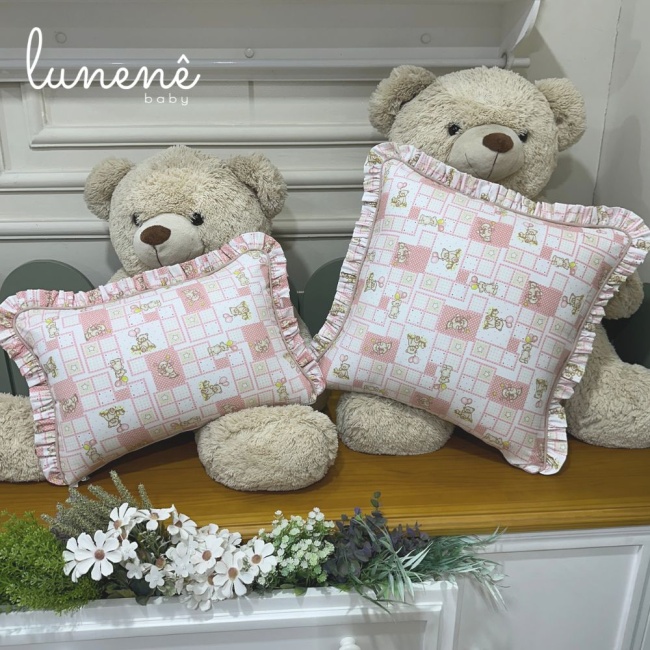 Kit Almofada 02 Peças Lunenê Baby 9142