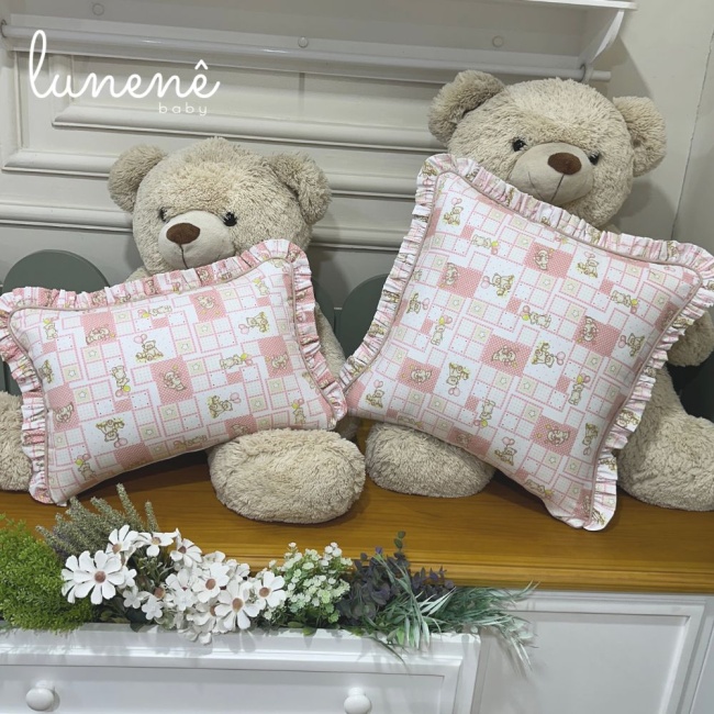 Kit Almofada 02 Peças Lunenê Baby 9142