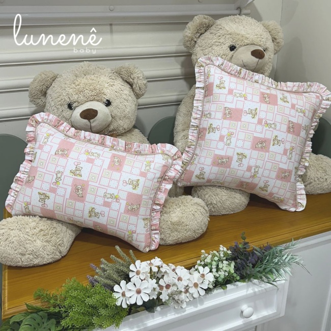 Kit Almofada 02 Peças Lunenê Baby 9142