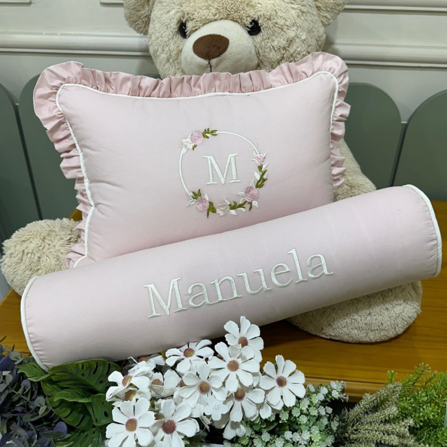 Kit Almofada 02 Peças Lunenê Baby Manuela 9252