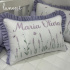 Kit Berço 100% Algodão 160 Fios Lilás Personalizado 06 Peças Lavanda 4685
