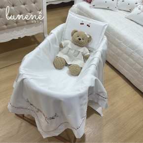 Kit Maternidade 02 Peças Cerejinha Vermelha 400 Fios 4372