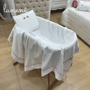 Kit Maternidade 02 Peças Cerejinha Vermelha 400 Fios 4372