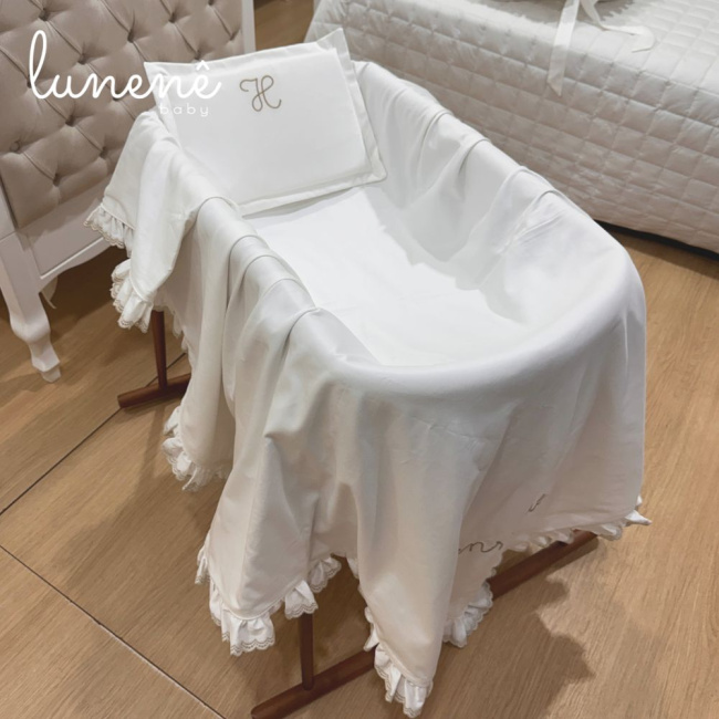 Kit Maternidade 02 Peças Lunenê Baby Castelli Caqui 400 Fios 4579