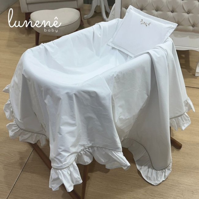 Kit Maternidade 02 Peças Personalizado Imperial Caqui 200 Fios 4548